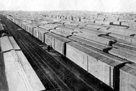 wooden freight cars Canadian Pacific Railway Winnipeg