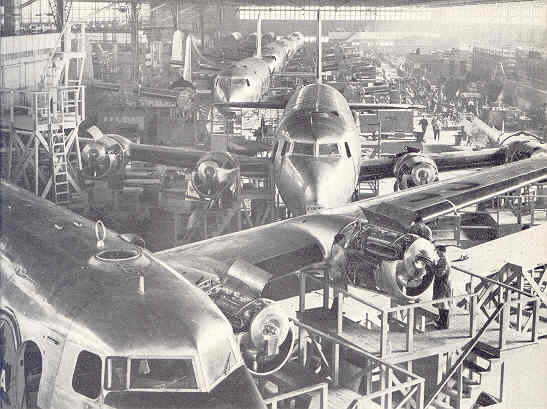 Canadair Malton assembly line