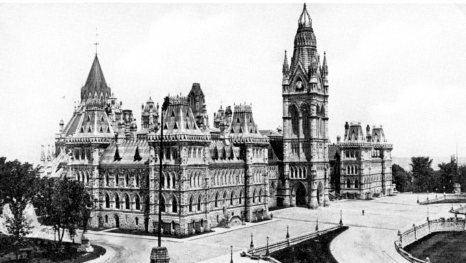 Ottawa, first Parliament Buildings