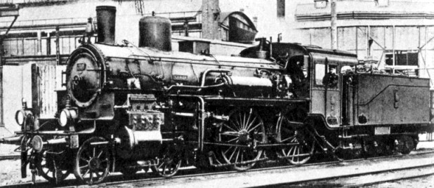 Prussian light passenger locomotive