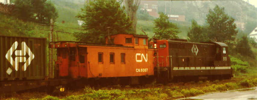 Newfoundland Railway, Corner Brook Seal Head Yard, CNR switch locomotive
