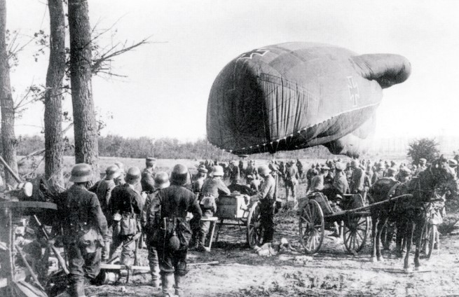 German observation balloon