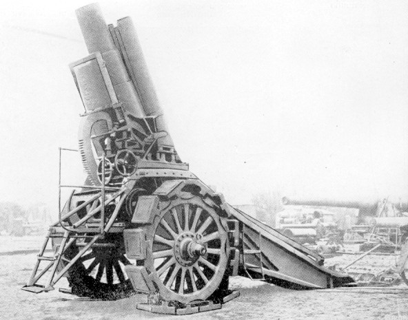 World War 1: Krupp siege mortar