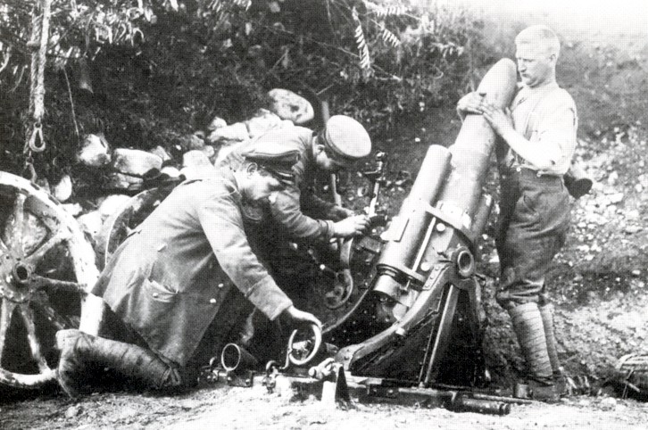 World War 1: Trench mortar
