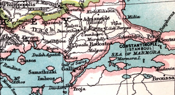 Gallipoli Peninsula and the Dardanelles