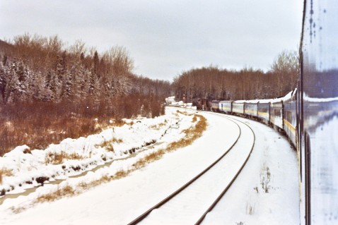 CNR Super Continental in northern Ontario