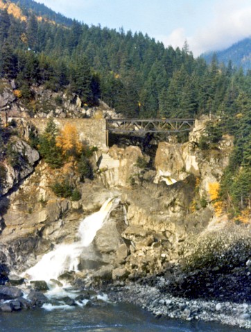 CP Rail stone bridge Fraser Canyon