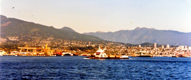 Vancouver harbour car ferry