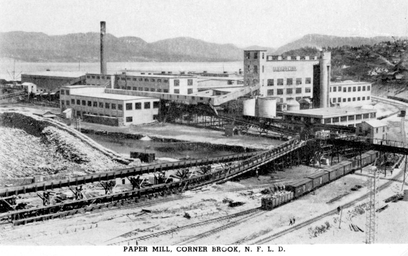 Corner Brook Newfoundland paper mill