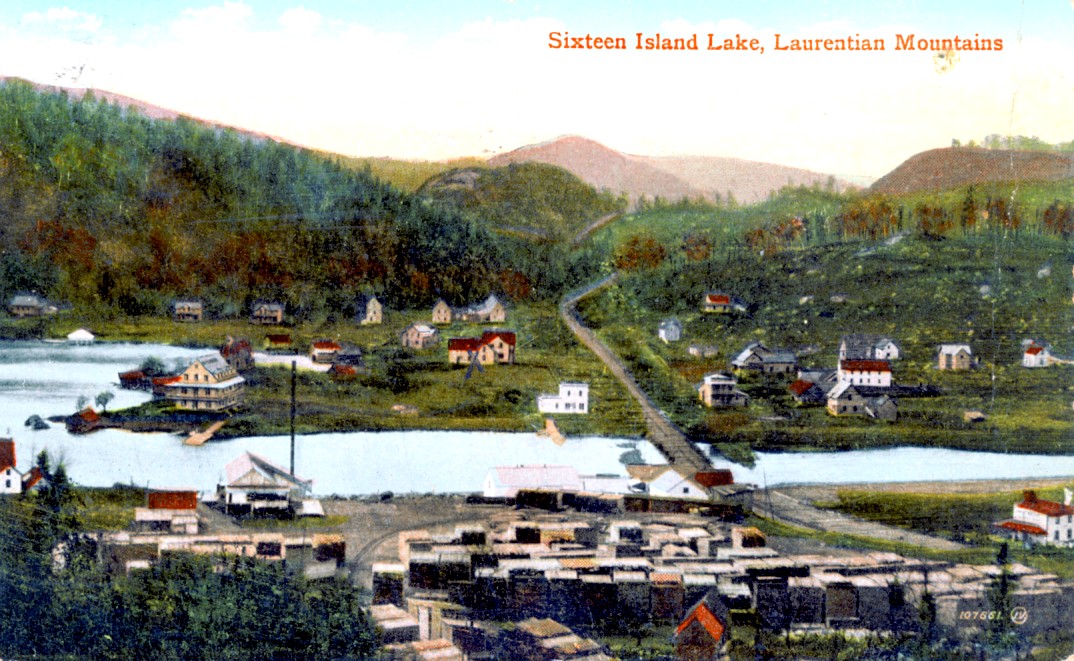 Sixteen Island Lake Quebec Montfort Colonization Railway