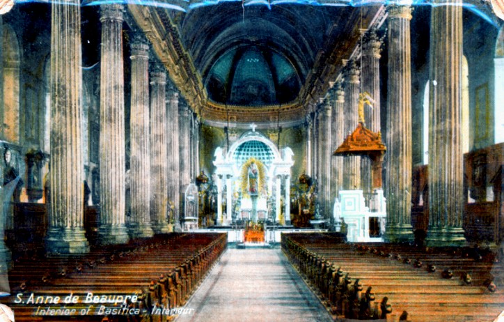 Basilica interior Ste Anne de Beaupre, shrine