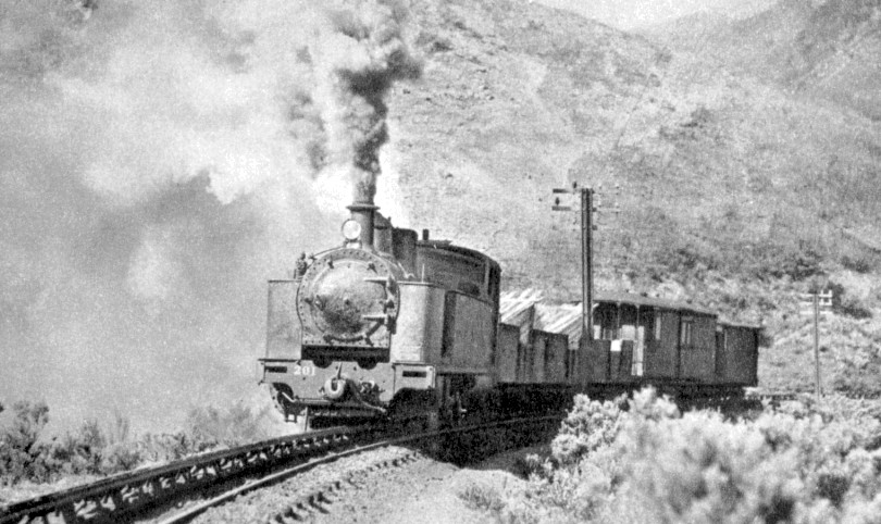Fell locomotive. New Zealand 1956.