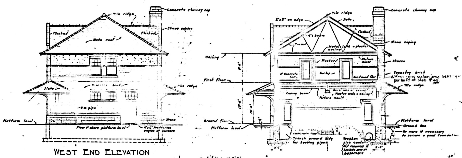 CPR proposed station at Schreiber March 1924