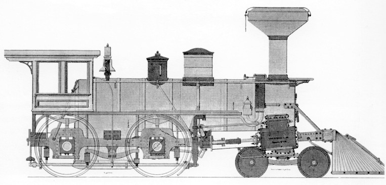 4-4-0 freight & passenger steam locomotive