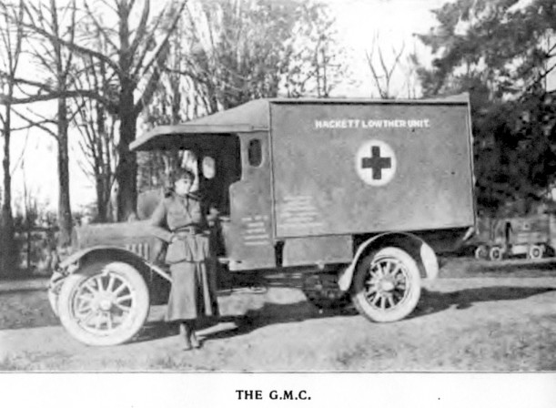 Mary Dexter and the GMC ambulance