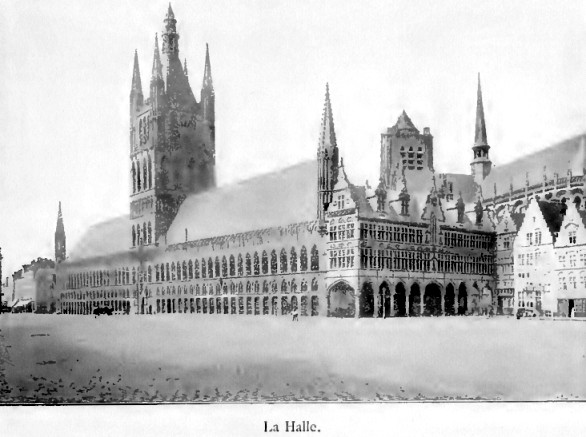 Cloth Hall, Ypres, Belgium 1908