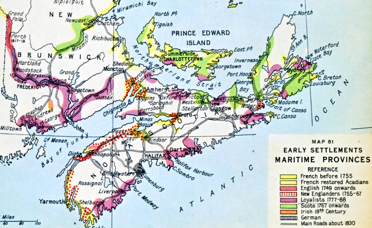 Maritime Provinces early European settlement