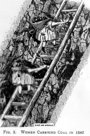 Women's labour in coal mines 1842
