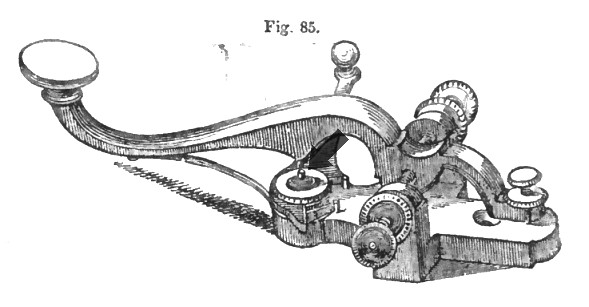 Early telegraph key.