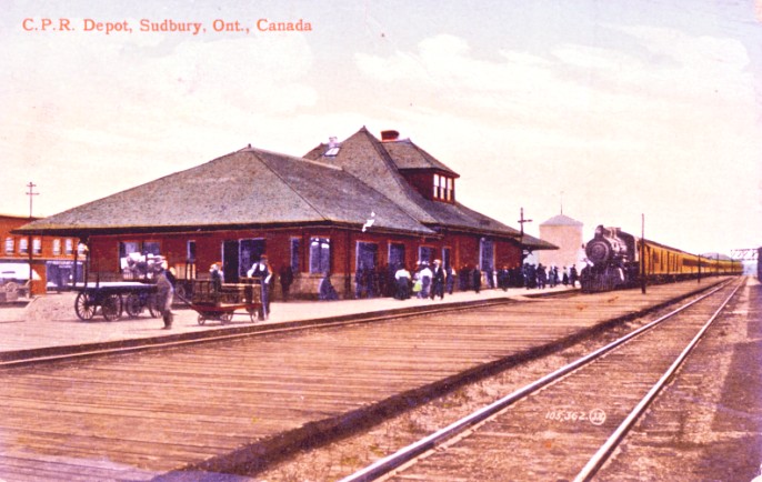 CPR Sudbury station circa 1910