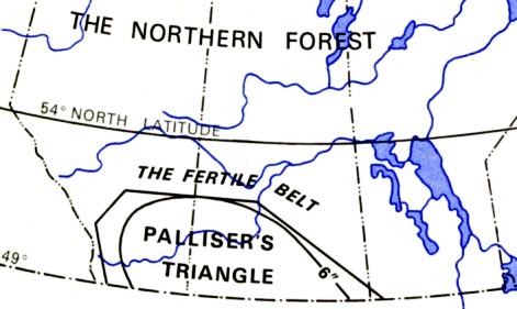 map Palliser's Triangle